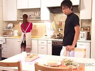 Asian Mom Seduces A Man For A Hand Job