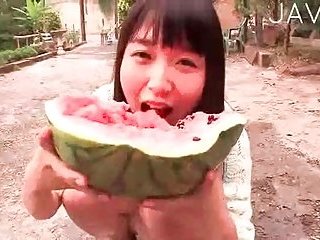 Asian chick outdoor scene 3