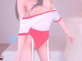 Busty Korean in sexy outfit Live at livekojas
