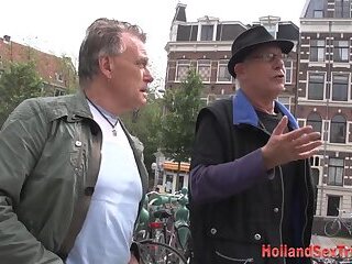 Real dutch hooker gets pussy licked