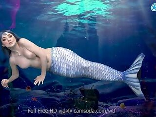 masturbating mermaid get legs and pussy