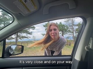 Young Hitchhiker Girl Paid Her Fare With Her Anal Hole