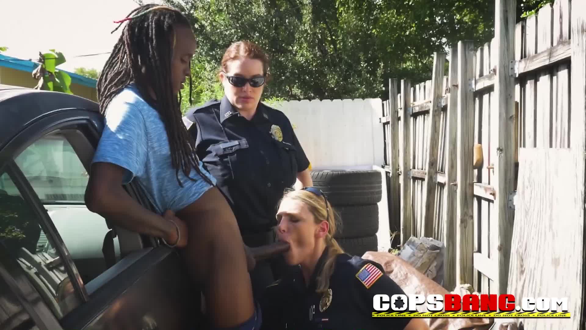 Female Cop Blowjob